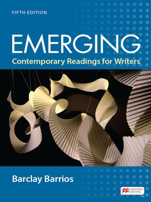 cover image of Emerging
